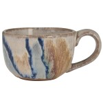 Ib Laursen Keramický hrnček Trosa Blue Texture 160 ml