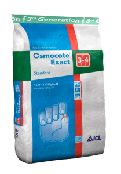 ICL Osmocote Exact 3-4M 16-9-12+2MgO+TE 25 kg