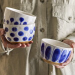 Bloomingville Keramická miska Linora Blue 580 ml A