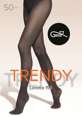 Pančuchy Gatta Loretta 158 50 den 2-4 nero 2-S
