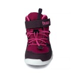 Detské zimné barefootové topánky s membránou BUGGA CHRIS Burgundy B00190-16 - 31