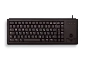Cherry klávesnica G84-4400 s trackballom / drôtová / USB / ultraľahká a malá / čierna / EU (G84-4400LUBEU-2)