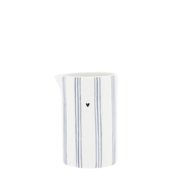 Bastion Collections Keramický džbánek White / Blue Stripes 250 ml