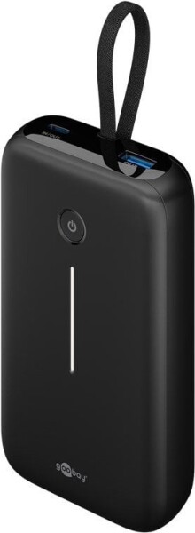 Goobay Powerbank 20 000 mAh ze wbudowanym kablem USB-C™