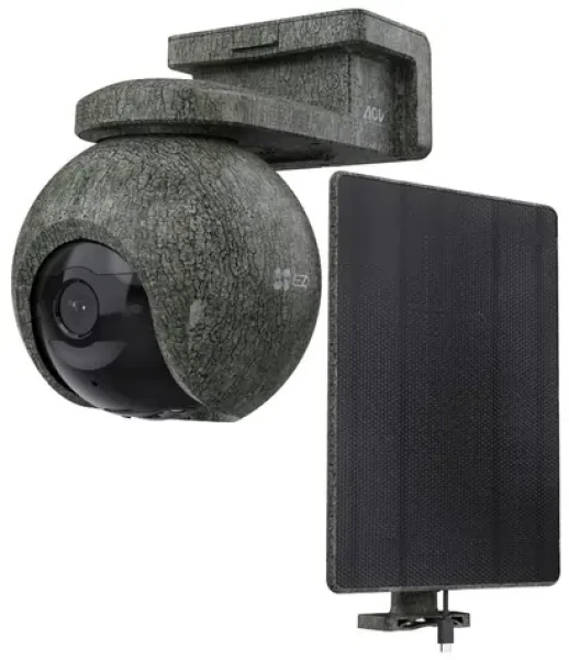 Ezviz EB8 Pro Ranger Kit hnedá / Vonkajšia otočná IP kamera / 8Mpix / 4G LTE + Wi-Fi / IP65 / IR 15m / solárny panel (CS-EB8/SP-R200-CF(4K W4GA))