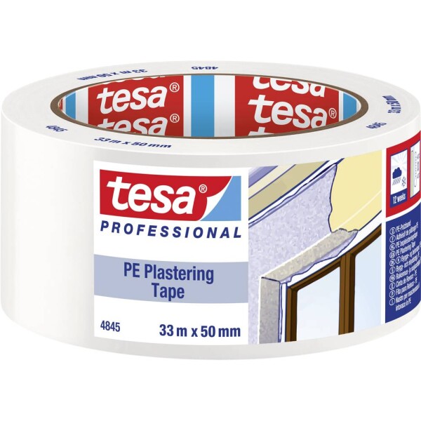 Tesa PE 04845-00001-00 Plastering tape tesa® Professional biela (d x š) 33 m x 50 mm 1 ks; 04845-00001-00