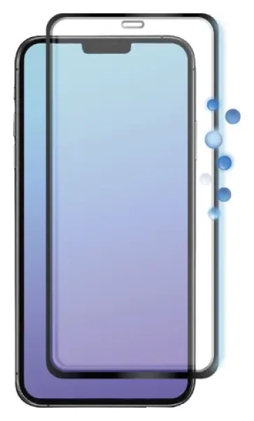 SBS Flexy Biomaster čierna / Ochranné sklo / pre Apple iPhone 12 Pro Max / antibakteriálne