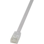 LogiLink CF2111U RJ45 sieťové káble, prepojovacie káble CAT 6 U/UTP 20.00 m biela veľmi flexibilné 1 ks; CF2111U