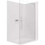 CERANO - Sprchová zástena Walk-in Onyx L-pravá vzpera - 8 mm - chróm, transparentné sklo - 50x200 CER-8050BD1075