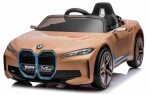 Mamido Elektrické autíčko BMW i4 zlaté