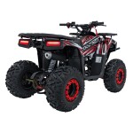 Mamido Detská benzínová štvorkolka RamiGO DISCOVERER 125CC čierno-červená
