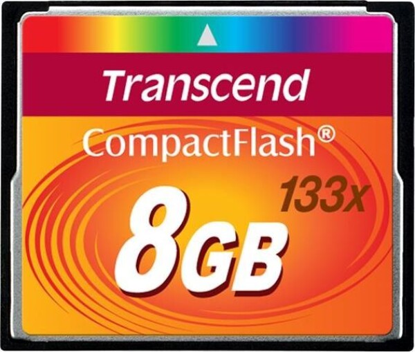 Transcend 133x Compact Flash 8 GB (TS8GCF133)