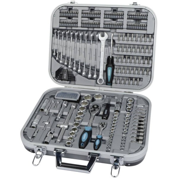 Brüder Mannesmann súprava nástrčných kľúčov, metrický, 1/4 (6,3 mm), 1/2 (12.5 mm), 232-dielna, M98450; M98450