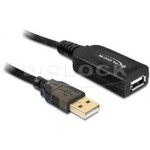 Delock USB 2.0 kábel, predlžujúci AA samec/samica 20m, aktívny (82690)