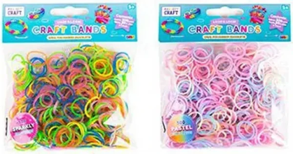 Gumičky Craft Bands na pletenie náramkov