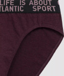 Nohavičky Atlantic 3MP-209/25 A'3 S-2XL zeleno-maroun-modrá XL