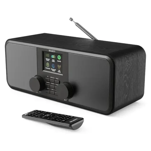 Majority Rostock čierna / Internetové rádio / BT / DAB+ / FM / internet (ROSTOCK)