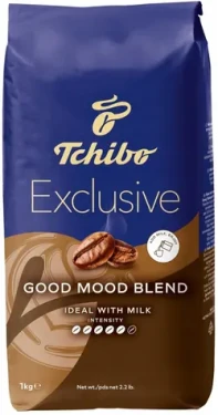 Tchibo Exclusive Good Mood Blend 1 kg / Zrnková káva / Arabica Robusta / Intenzita 5/6