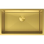 MEXEN - Trixo oceľový drez 1-bowl 750 x 440 mm, zlatá 6415751000-55