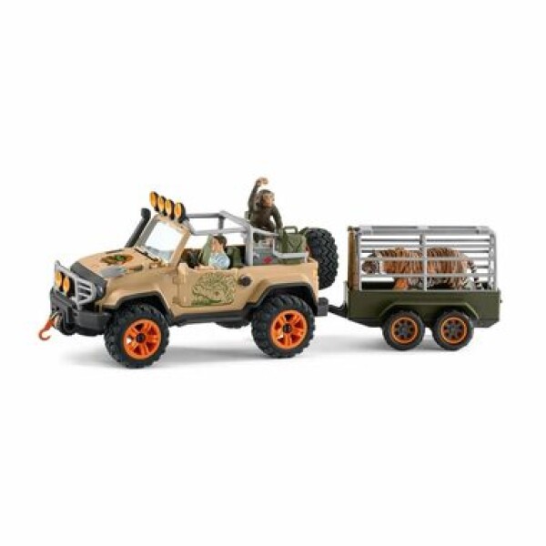 Schleich Wild Life 42410 Terénne auto navijakom