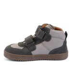Detské celoročné kožené členkové barefoot topánky LOOP HIGH-TOPS GREY Froddo G2110157-3 - 30