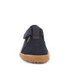 Chlapčenské plátené barefoot prezuvky CANVAS T-BAR DARK BLUE Froddo G1700439 - 36