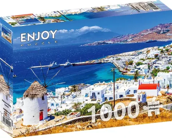 ENJOY Puzzle Ostrov Mykonos, Grécko