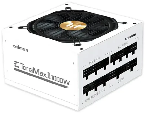 Zalman ZM1000-TMX2 WH biela / Zdroj / 1000W / 80+ Gold / ATX3.0 / aPFC / modulárne (ZM1000-TMX2 WH)