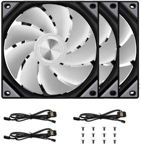 TRYX ROTA SL ARGB ventilátor odwrócony - 3-pak, 120mm, Čierny