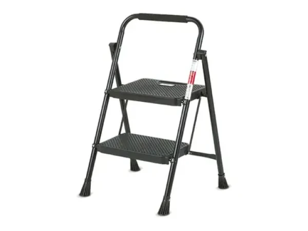 Lamart Eurostep Schodíky 2 stupne 150kg čierna / oceľ (8590669373536)