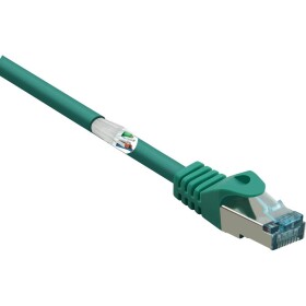 Renkforce RF-5462398 RJ45 sieťové káble, prepojovacie káble CAT 6A S/FTP 15.00 m zelená s ochranou, samozhášavý 1 ks; RF-5462398