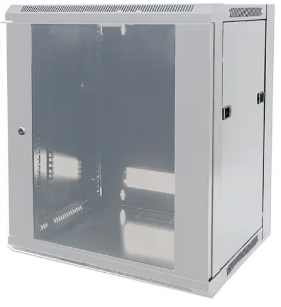 Intellinet Nástenný rozvádzač 12U sivý / Rozvádzač / 19" / 570x600 mm / nezmontovaný (711890)