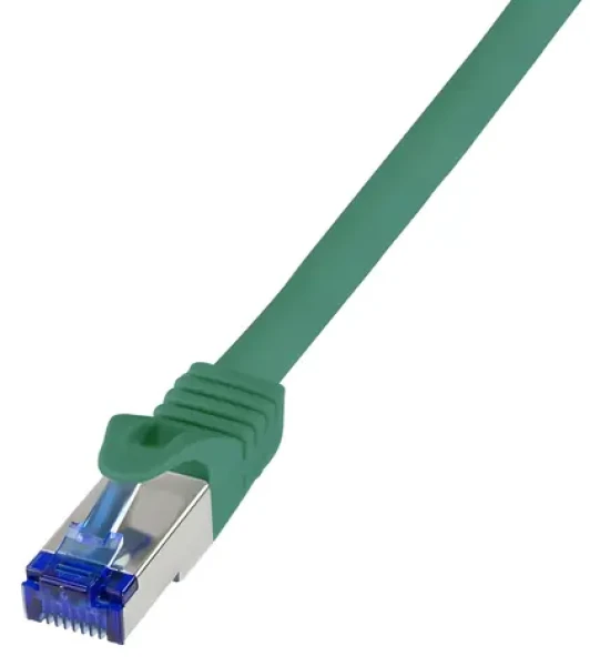 LogiLink Patchkabel Ultraflex Cat.6A zelená / Patch kábel / S/FTP / 0,5 m / RJ-45 (C6A025S)