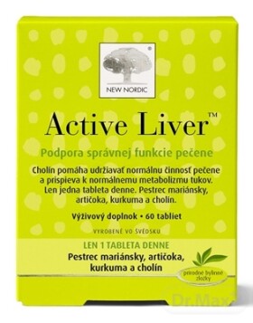 NEW NORDIC active liver 60 tabliet