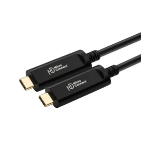 MicroConnect Premium Optic Fiber Video kábel USB C MM 20m čierna (USB3.1CC20OP)