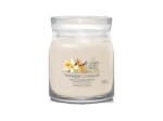 Yankee Candle Signature Vanilla Creme Brulee stredný pohár 368g / doba horenia až: 50 h (5038581128955)