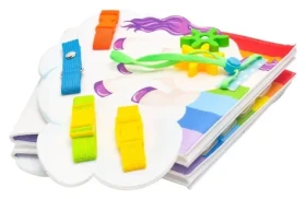2KIDS TOYS Activity board Dúha s mráčikmi