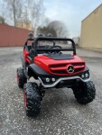 Mamido Detské elektrické autíčko Buggy Mercedes-Benz Unimog 4x4 červené