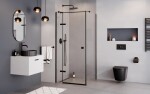 BESCO - Odtokový žľab VIRGO BLACK - Rozmer A - 70 cm ZLOL70VBL