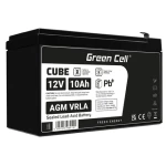 Green Cell bezpečnostná bezúdržbová batéria AGM VRLA 12V 10Ah / pre UPS jednotky (AGM50)