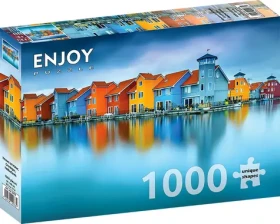 ENJOY Puzzle Domčeky pri vode, Groningen, Holandsko