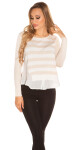 Sexy KouCla 2in1 sweater striped Einheitsgroesse