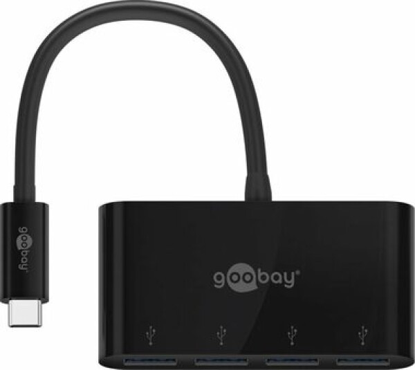 Goobay 61073 4-portový adaptér / 1x USB-C M na 4x USB-A F (4040849610738)