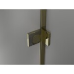 MEXEN/S - Lunar Duo sprchovací kút dvere krídlové pravá 115 x 80, transparent, zlato 834-115P-080L-50-00