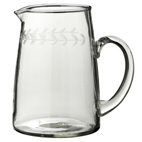 Ib Laursen Sklenený džbán Leaf vine 800 ml