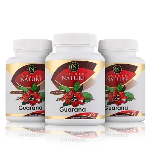 Golden Nature Guarana 10% kofeínu 300 cps. (3x100 cps) (GN2100020)