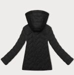 Ľahká čierna dámska prešívaná bunda s kapucňou J Style (16M9232-392) odstíny černé S (36)