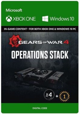 XONE Gears of War 4: Operations Stack / Elektronická licencia / Akčné / Angličtina / od 18 rokov / Herný obsah (7LM-00008)