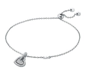 Michael Kors Nežný strieborný náramok so zirkónmi Love Kors MKC1748CZ040