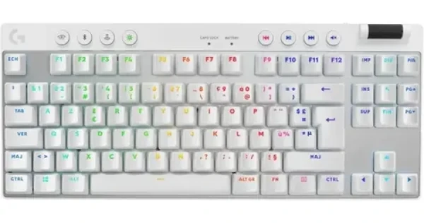 Logitech G PRO X TKL LIGHTSPEED / Bezdrôtová herná klávesnica / DE layout / 2.4GHz Bluetooth / RGB (920-012144)